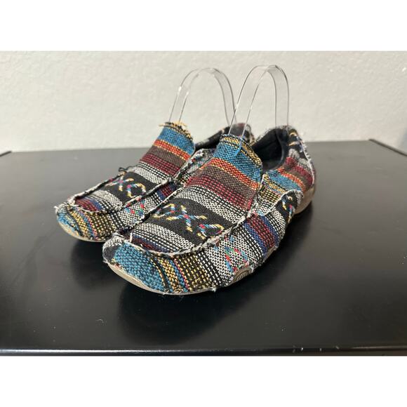 Roper Southwestern Liza Driving Moccasin Women 8.5 Aztec Country Cowgirl Western - Picture 3 of 10